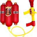 Fireman Backpack Water Gun Blaster Water Gun Beach Toy and Outdoor Sports Toy (Fireman)