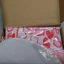 Xuhal 13 Pcs Valentine's Day Heart Boho Placemats and Table Runner Set 6 Sets Table Mats 11.8 x 78.7 Farmhouse Runner for Dining Kitchen(Heart Style)