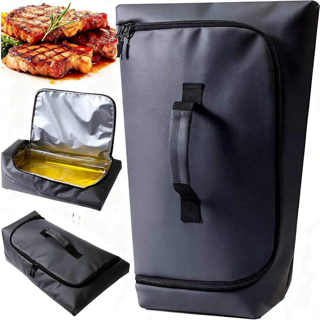270 Opening BBQ Blanket for Resting Meat, Insulated Leak-Proof Meat Resting Bag for Brisket Turkey Pork, Smoker Accessories for Camping Kitchen Party, Anniversary Birthday Gift for Men Dad Husband