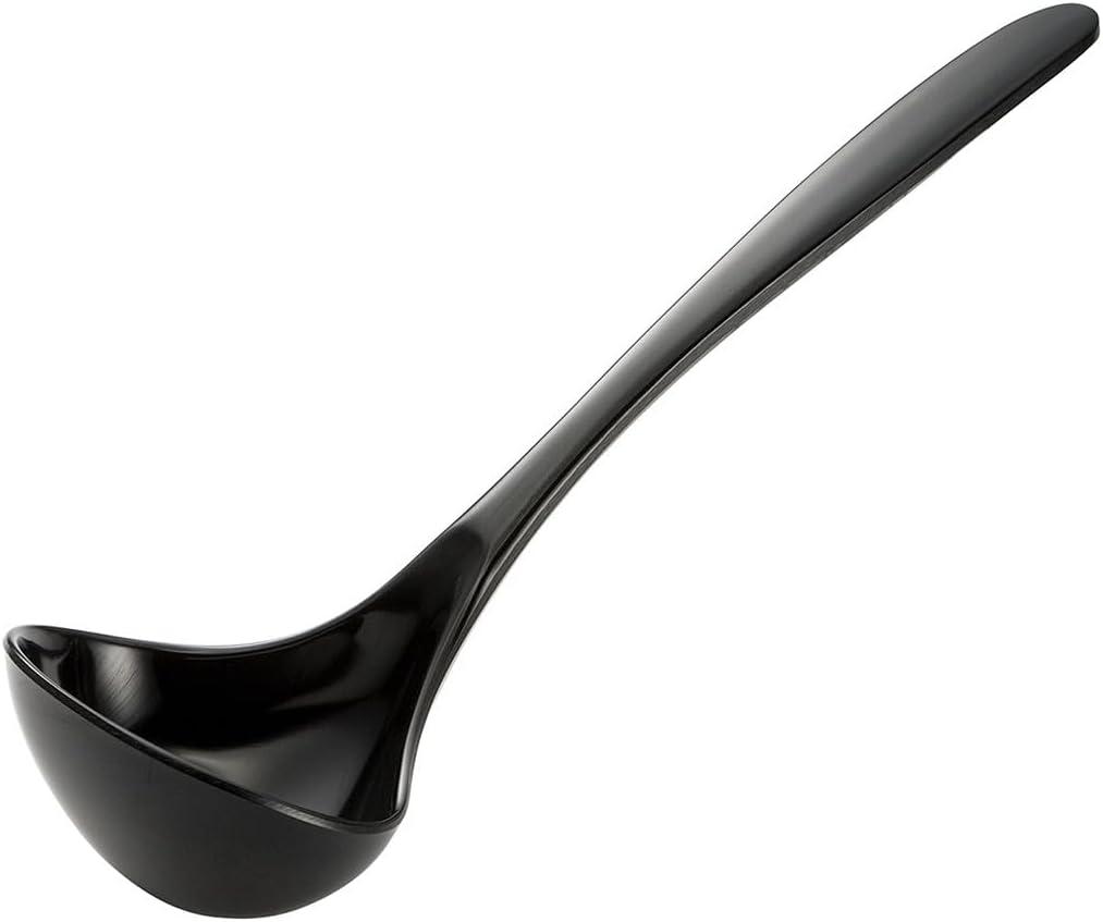 Gourmac Black Melamine Mini Soup Ladle 7.5" (3565BK)
