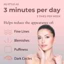 4-in-1 Light-Therapy-Wand,Red Light Therapy for Face and Neck - Microcurrent Facial Device for Anti-Aging - Face & Eye Massager Skincare (2 Colors led Light)