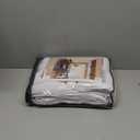 Snow White Pinch Pleated Linen Curtains 92 Inches Long 2 Panels for Living Room Bedroom Memory Training Shaped Semi Sheer Pleat Drapes with Hooks Rings Light Filtering Window Curtain 40x92