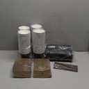 LITOPAK 100 Pack 10 oz Paper Coffee Cups for Hot Chocolate Drinks, Black Disposable Coffee Cups with Lids, Sleeves and Stirring Sticks for Parties, Picnic, Travel, and Events