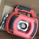 Portable Drill Winch, Rotate The Hook 360 Degrees, Red Handheld Drill Winch/Hoist of 750 LB Capacity with 40 Foot Alloy Wire Rope for Lifting & Dragging, Stretched Wire Fence, Log Handling.