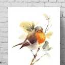 16×20 Birds On Bunch Art(TornBack)