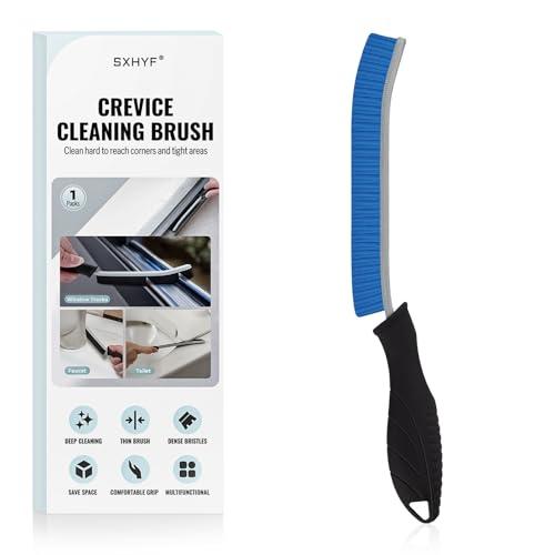 SXhyf Cleaning Brush - Hard Bristle Crevice Cleaning Brush, Multifunctional Gap Scrub Brush, Kitchen Essentials, Bathroom Cleaner Tools for Household Use, Home, Window, Toilet, Stove, Set of 2