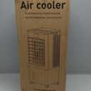 Portable Air Conditioners, 8L Evaporative Air Cooler with Remote and LED Display, 60W Energy-Efficient, 3 Speeds & 4 Modes, 12H Timer, 120Oscillation, Portable AC Units for Rooms Bedroom Home Office