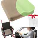 Wheelchair Cushions for Bed Sores, Outperform All Seat Cushions In Pressure Relief & Pain Relief, Top-Dentity Memory Foam, Pressure Sore Cushion, Seat Cushion for Tailbone, Coccyx, Sciatica Pain Relief