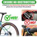 RBRL Bike Fender Set Adjustable MTB Mud Guard, Thicken and Widen Universal 24-29 inch Bicycle Fenders, Full-Suspension Bike/Ebike/Mountain Bike Fenders, Against Splashing Water and Dust