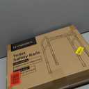 Toilet Safety Rails, Adjustable Toilet Frame for Elderly, Seniors, Handicap & Disabled, Foldable Handicap Toilet Handles Fit Any Toilets (Gray)