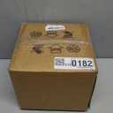 YYJLX Semi Flush Mount Ceiling Light Fixture E26 Mini Crystal Chandelier Oil Rubbed Bronze Small Ceiling Lamp for Entryway Bedroom Bathroom Hallway Closet Foyer Light