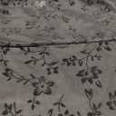 Milumia Women's Strapless Cut Out Mesh Sheer Tube Dress Sexy See Through Club Bodycon Mini Dresses Rave Concert, L