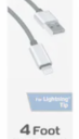 ZGear Lightning Tip Braided Charge Cable