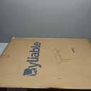 Folding Table 6ft Portable Heavy Duty Plastic Fold-in-Half Utility Foldable Table Plastic Dining Indoor Outdoor for Camping, Picnic and Party, White