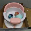 Baby Bath Seat for Babies 6 Months & up,Baby Bath Seat,Non-Slip Toddler Bath Seat, Sit Up Bath Seat for Baby,Safe Infant & Newborn Bathtub Chair with Soft Cushion,Pink