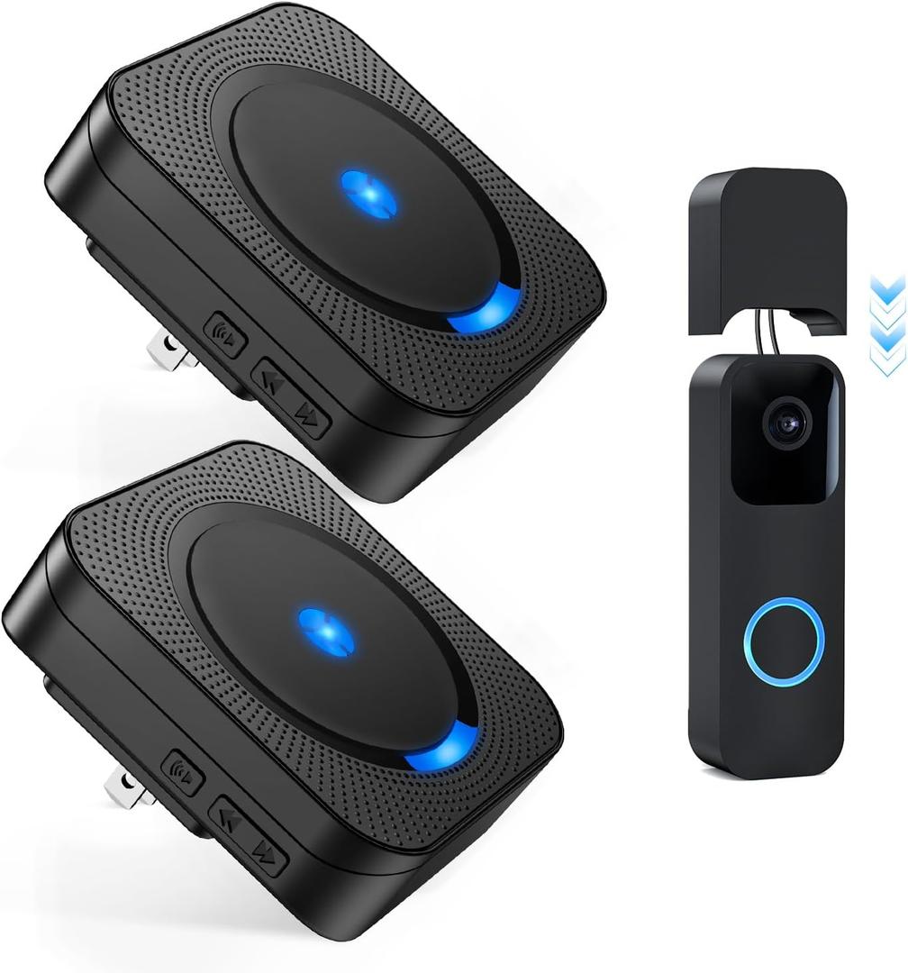 Wireless Doorbell Video Doorbell Extender for Blink - Compatible with Blink Doorbell (Gen 1) 1 Video Doorbell Extender 2 Receiver