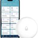 Aqara Water Leak Sensor, Zigbee Wireless Water Leak Detector for Alarm System and Smart Home Automation, Requires AQARA HUB, App Notifications, for Kitchen, Bathroom, Basement, Works with IFTTT