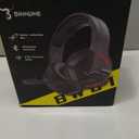 BINNUNE Wireless Gaming Headset for PS5 PC, 120H Ultra-Long Battery, 2.4GHz & Bluetooth 5.3 Wireless Headphones with Noise Canceling Mic, 50mm Drivers, Comfort Over Ear Headphones, Black