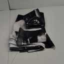 Homewish Black Motorcycle Rider Comforter Cover Set Gray Skull and Mist Decor Duvet Cover Queen Size,Extreme Sport for Boys Teens Men Bedding Set Microfiber Polyester Chic Quilt Cover Set