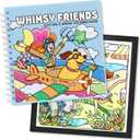 LaVie Home Adult Coloring Book & 8x8 picture frame, 8Pcs