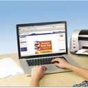 Avery Printable Postcards with Sure Feed Technology, 4" x 6", White, 100 Blank Postcards for Laser Printers (5389)