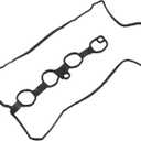 X AUTOHAUX 1 Set Engine Valve Cover Gasket PY01-10-235 for Mazda 3 6 CX-5 2.5L I4 Black