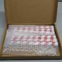 Baquler 6 Pcs Christmas Flameless Taper Candles 10. 6 Inch Glitter Candy Cane Candles Battery Operated LED Christmas Candlesticks for Xmas Centerpiece Holiday Party Decor