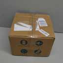 DOOOB Ceramic Cat Water Fountain, 2.1L/71oz Ceramic Cat Fountains, Automatic Pet Water Fountain for Cats, Pet Water Fountain with Ultra-Quiet Pump and 3 Filters & 3 Sponges (Beige)