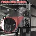 Magnetic Gym Bag for Men, Water Bottle Bag, Magnetic Water Bottle Holder, Water Bottle Sling Bag (Black)