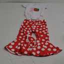 GRNSHTS Baby Girl Birthday Clothes First One Letter Short Sleeve Romper+Flared Pants+Headband 3Pcs Cake Smash Outfits (12-18 Months)
