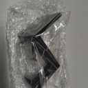 Square Handrail Brackets for Staircase Stair Railing Brackets with Screws (Pack of 5) (Textured Black)