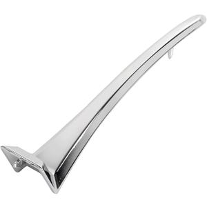 Chrome Headlight Housing Top Cowl Nacelle Trim Strip Spear For Harley Road King FLHR 1988-2013 2011 2012(do not fit road king custom)