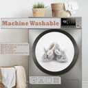 Cozylook Cute Animal House Slippers - Fuzzy Warm Bedroom Slipper Socks Non-Slip Grippers with Funny Face Designs, Fun Christmas Gifts Unique (11-13 Little Kid, Grey Bunny)