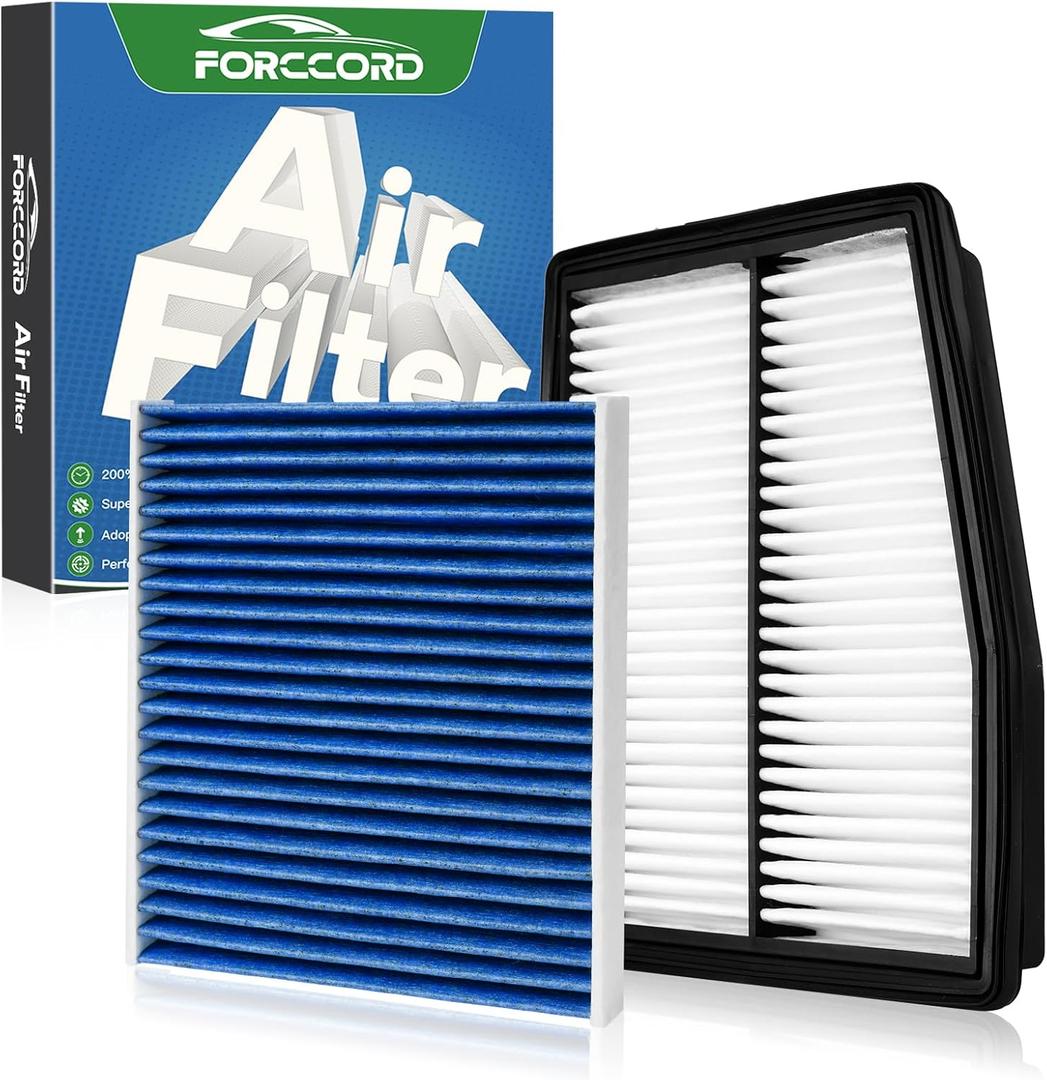 Cabin&Engine Air Filter for Santa Fe Hybrid 1.6L 2021-2026,Sonata Hybrid 2.0L 2020-2026, Tucson Hybrid 1.6L 2022-2026 Replacement HEPA Air Filter 97133L1000 28113L5100 Accessories