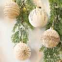Christmas Balls, Christmas Tree Ornaments, Wooden, Unfinished, Multicolor Appearance, Quality Material, for Pendant, Gifts