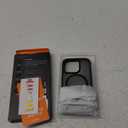 TORRAS Ultra Magnetic for iPhone 15 Pro Case, [3X Military-Grade Drop Tested] [Compatible with MagSafe], Shockproof Translucent Durable Slim Protective Anti-Scratch Anti-Fingerprint, Black