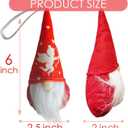 2 x Valentines Day Tree Ornaments Large, 6 Inch Valentines Day Christmas Tree Decorations Hanging Ornaments for Holiday Home Indoor Decorations
