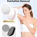 Crystal Hair Remover for Women and Men, Reusable Crystal Hair Eraser Magic Painless Exfoliation Hair Removal Device, Epilator Device for Legs Back Arms