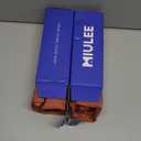 MIULEE Pack of 2 Decorative Outdoor Solid Waterproof Fall Throw Pillow Covers Euro Sham Faux Linen Garden Farmhouse Cushion Cases for Summer Patio Tent Balcony Couch Sofa 26x26 Inch Rust  