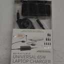 ReTrak Retractable Universal Ultrabook/Netbook/No... Charger, Black (ETCHGNBUNN)