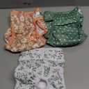 Pet Parents Washable Dog Diapers (3pack) + Extenders of Durable Doggie Diapers, Premium Dog Diapers Female (Medium, Daisy) (14-20")