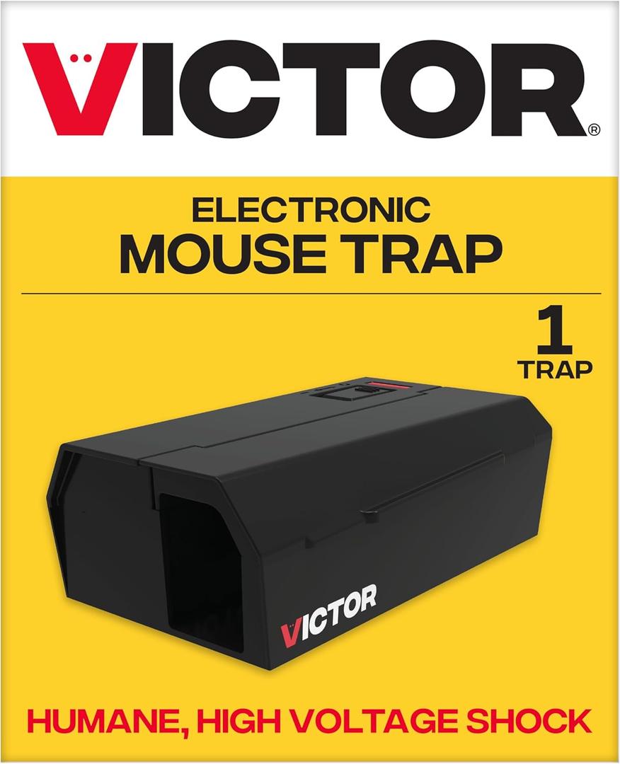 Victor Electronic Mouse Trap Humane Mouse Traps Indoor for Home - M250B - No Touch Electric Mouse Traps for Home