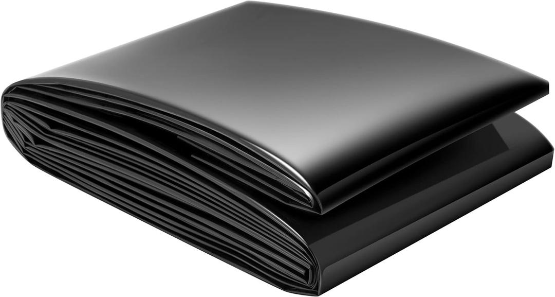 VIVOSUN 7 x 10 Feet Pond Liner, 14.5 Mil Durable LLDPE Pond Liners for Koi Ponds, Aquaculture and Water Gardens, Black (7 x 10 FT)