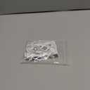 Yoidesu Universal 3.5mm Jack Acoustic Hollow Air Tube Earbuds Headphones with Microphone,Anti-Radiation in-Ear Single Earbud,Wired Cell Phone Earpiece (White)