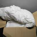 HARBOREST Twin Comforter Set White - Ruffle Comforter for Twin Size Bed, Fluffy Twin Size Comforter Set for All Seasons, 2 Pieces Shabby Chic Bedding Comforter Sets(1 Comforter & 1 Pillow Sham)