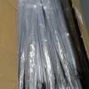 60 Pack Clear Wedding Umbrellas Bulk Transparent Auto Open Stick Umbrellas Windproof Waterproof Large Canopy Umbrella with White European J Hook Handle for Wedding Bride Groom Photography Golf Outdoor