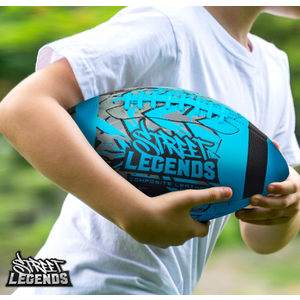 Street Legends Youth Football for Kids, Graffiti Printed Composite Leather Size 8 Football- Includes Pump, Made for Training, Practicing, & Recreational Play