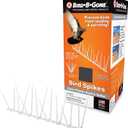 Bird B Gone - EnviroSpike Plastic Anti Bird Spikes (10' Kit) - Humane Deterrent - Stops Pigeons & Birds from Roosting - UV-Stabilized Polycarbonate - for Rooftops, Ledges, Fences, Etc - Made in USA (10 Feet Long)