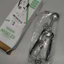 Cookie Scoop, Ice Cream Scoop, 1Tbsp/15 ml/0.5oz Cookie Scoops for Baking, 18/8 Stainless Steel Cookie Scooper for Baking, Ice Cream Scooper with Trigger Release, Cookie Dough Scoop with Non-slip Grip (Black)