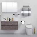 OTraki Towel Rack for Rolled Towels, Towel Racks for Bathroom Wall Mounted Towel Storage Organizer Holder & Towel Hanger & Toilet Paper Modern Bath Towel Holder for Small Space Bathroom Black (3 Pack)